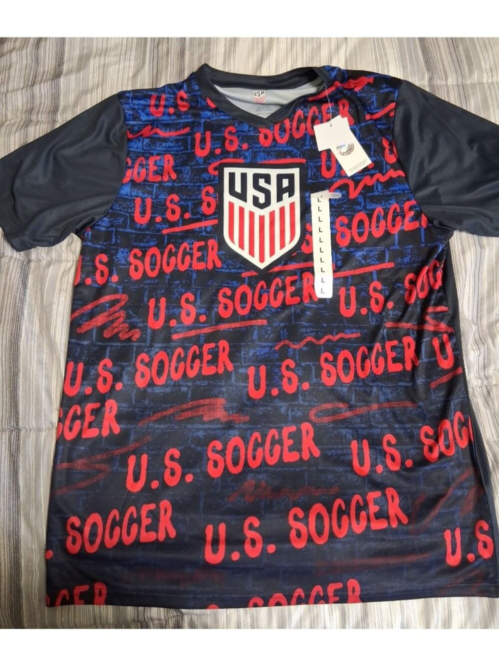 NWT FIFA World Cup 2026 Team USA T-Shirt Polyester Soccer Size Large MSRP $24.99